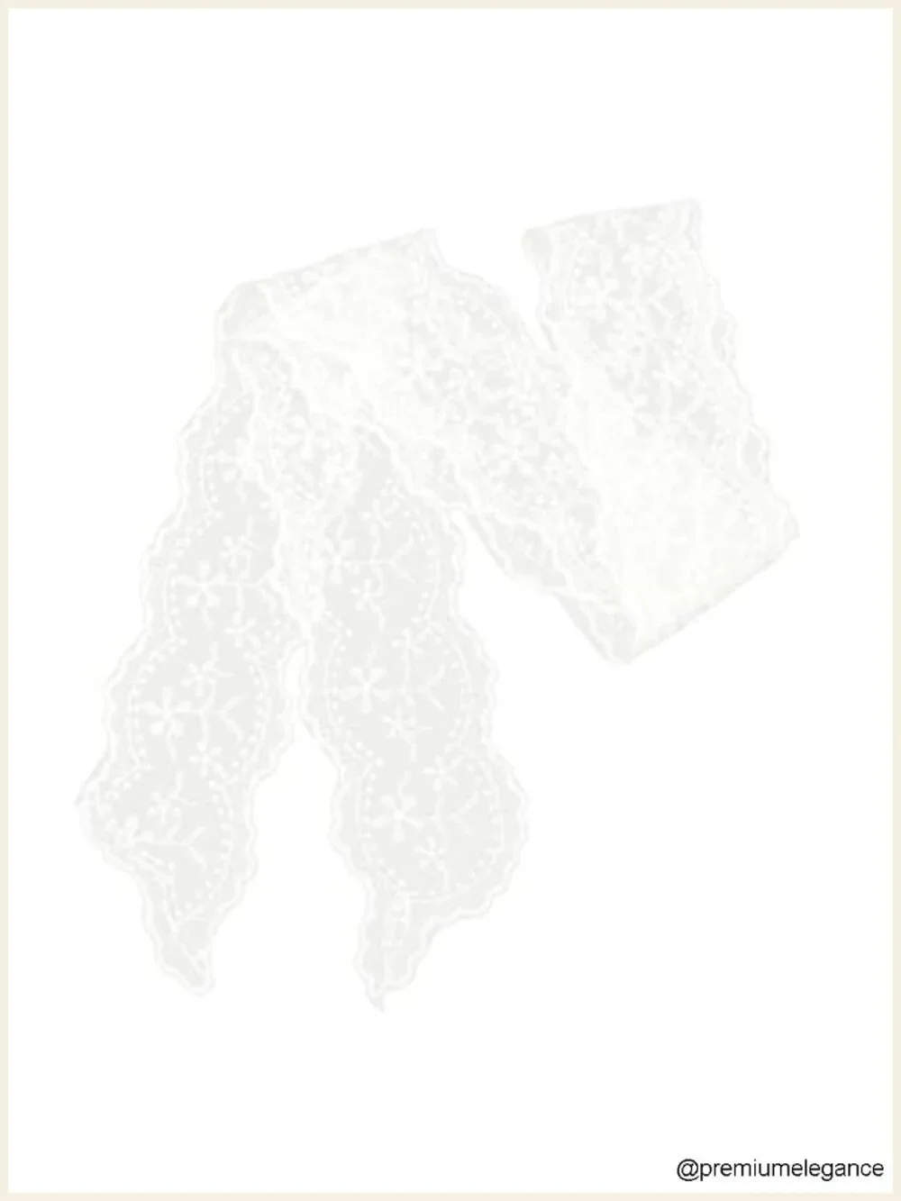 Women Lace Scarf Belt, Thin Skinny Scarf for Neck Hair, Breathable